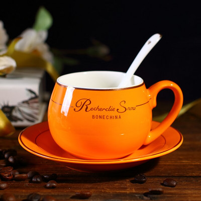 Eszpresszó csésze készlet Gomba délutáni tea zománc gyönyörű teás bögrék Kreatív Tazzine Caffe Particolari jégkávés csésze kerámia