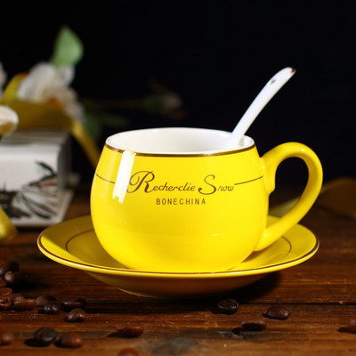 Eszpresszó csésze készlet Gomba délutáni tea zománc gyönyörű teás bögrék Kreatív Tazzine Caffe Particolari jégkávés csésze kerámia