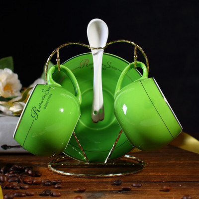 Eszpresszó csésze készlet Gomba délutáni tea zománc gyönyörű teás bögrék Kreatív Tazzine Caffe Particolari jégkávés csésze kerámia