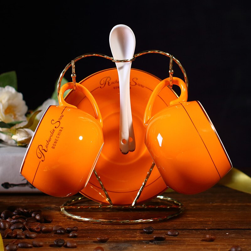 Eszpresszó csésze készlet Gomba délutáni tea zománc gyönyörű teás bögrék Kreatív Tazzine Caffe Particolari jégkávés csésze kerámia