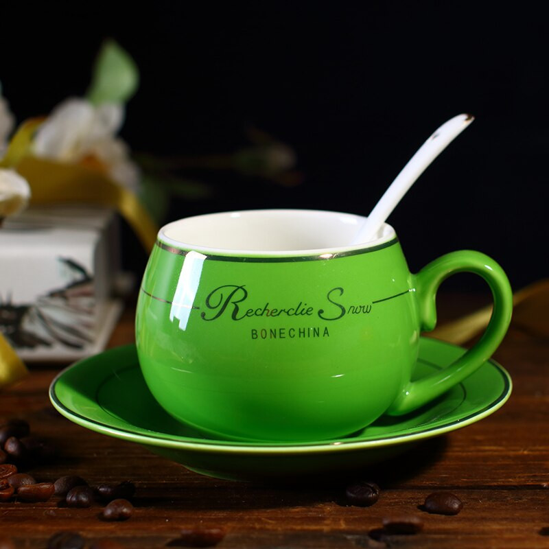 Eszpresszó csésze készlet Gomba délutáni tea zománc gyönyörű teás bögrék Kreatív Tazzine Caffe Particolari jégkávés csésze kerámia