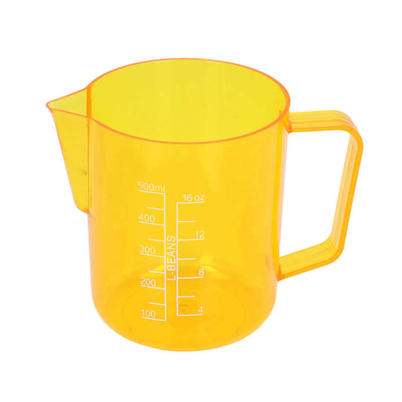 Tejhabosító kancsó akril kávé gőzölő kancsó kávéfőzéshez