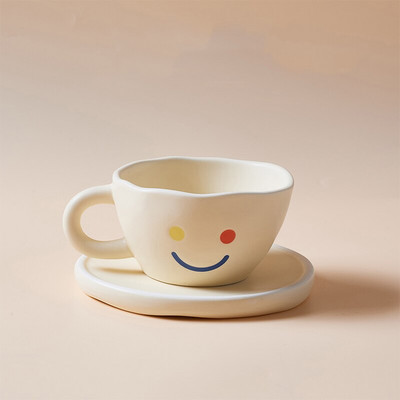 Mullitee Armsad tassid Kohvi Reisikruus Originaal hommikusöögi magustoidu tassid Aksessuaarid Tazas De Ceramica Creativas Keraamiline tass