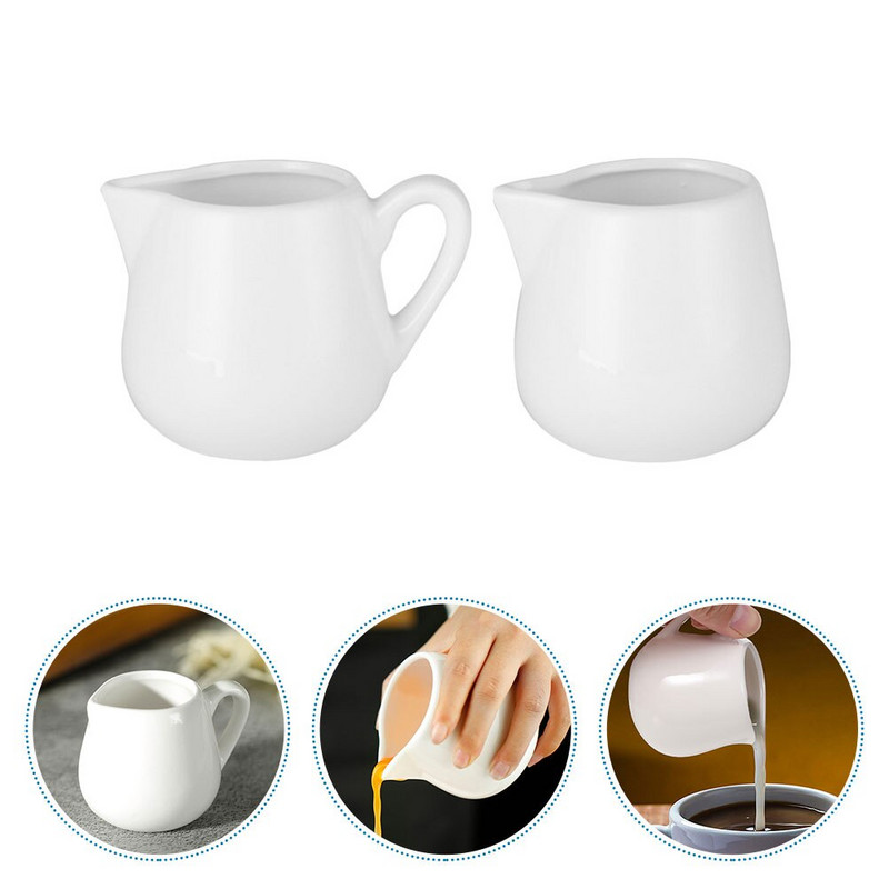 Pitchergravy ąsotis Keraminis mini salotų padažas, gėrimų puodeliai Daugiafunkcis dozatorius Padažas Pilamas lašintuvas Kavos piltuvo valtis