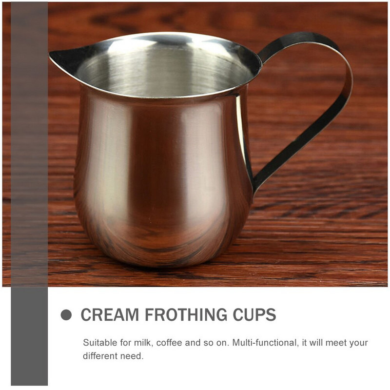 Cupă Cremă Cești de cafea Mini Espresso Urcior Spumant Sos Clopot metalic Urcioare Salată Dressing Toarn Barista Măsurător