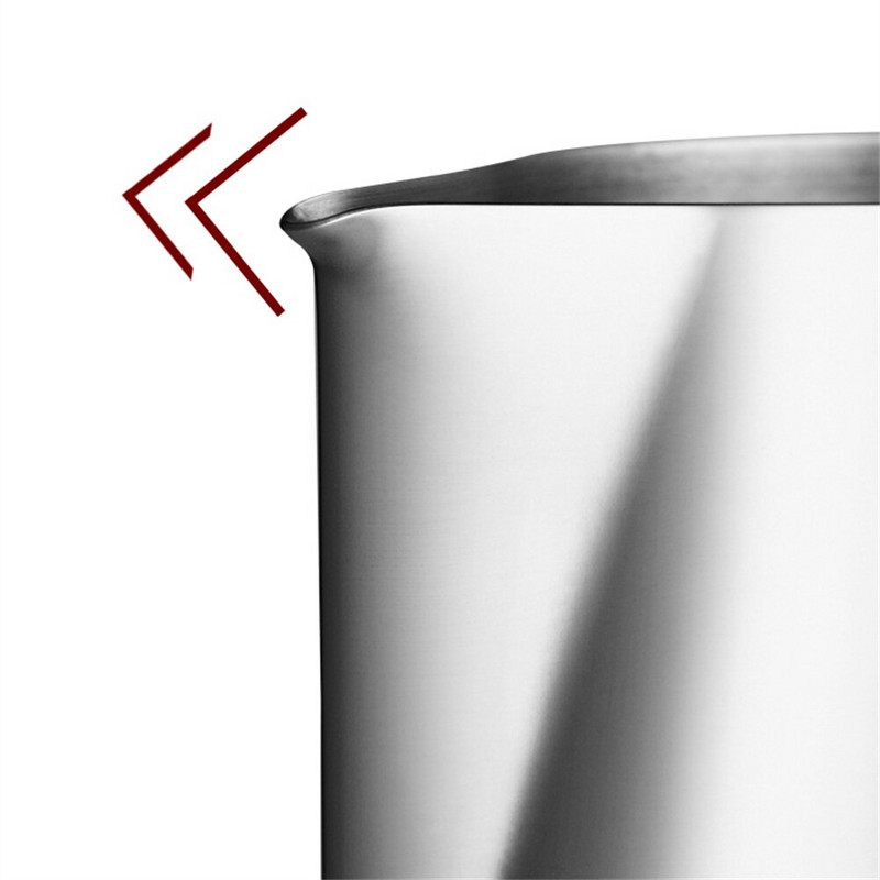 Pieno putojimo ąsotis Espreso garų ąsočiai nerūdijančio plieno kavos kapučino latte Art Barista garų ąsočiai pieno ąsočio puodelis