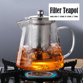 Restoranas Kava Vaisių Sultys Stiklas arbatinukas Arbatinis Puodas Virdulys Karščiui atsparus Namų Gėrimai Koštuvas Virtuvės Vanduo