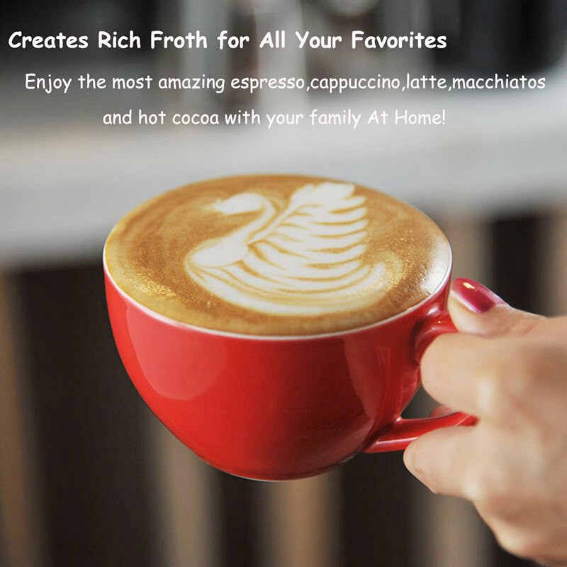 Espresso tejhabosító kancsó méretű rozsdamentes acél krémmel Macchiato Cappuccino Latte Art Kancsó csészék készítése