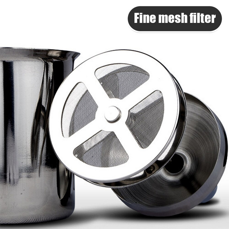 400 мл ръчен пенообразувател за мляко от неръждаема стомана, ръчна помпа за капучино, млечна сметана, млечна пяна, мрежа, пенообразувател за кафе, кухненски инструменти за кафе