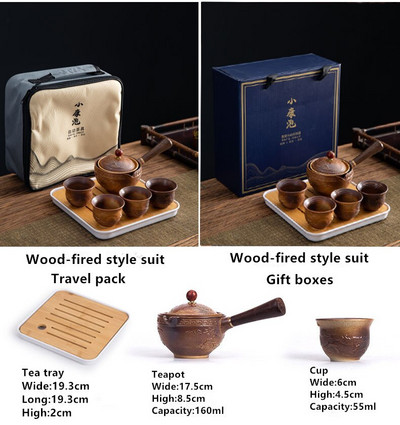 Sticlă de apă Set de ceai Kung Fu Convenabil și rapid Frumusețea este Primirea generoasă a clienților Timp liber în aer liber Bun ordonat și transportat