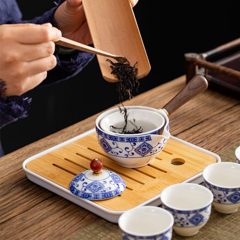 Sticlă de apă Set de ceai Kung Fu Convenabil și rapid Frumusețea este Primirea generoasă a clienților Timp liber în aer liber Bun ordonat și transportat