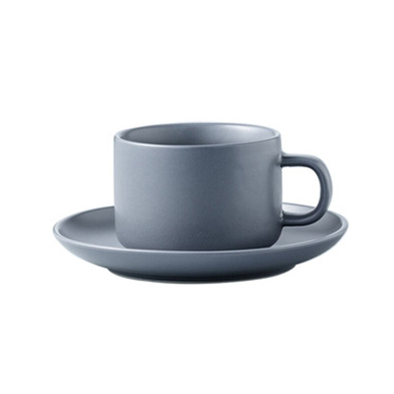 230 ml-es Nordic Style Tea csésze Háztartási virágos teáscsésze Brit délutáni tea csésze és csészealj készlet Egyszerű kávéscsésze tejes csészével