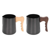 Habosító kancsó Kávékancsó bükkfa nyél konyhába