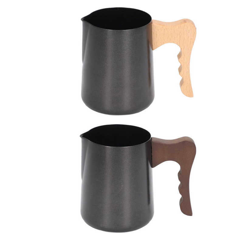 Habosító kancsó Kávékancsó bükkfa nyél konyhába