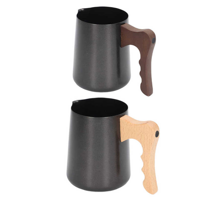 Habosító kancsó Kávékancsó bükkfa nyél konyhába