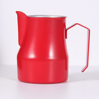 Milk Pot Tejhabosító Csúcskategóriás cumi Pull Flower Cup Color Rozsdamentes acél Pull Flower Cup Pull Flower hengeres tejhabos pohár