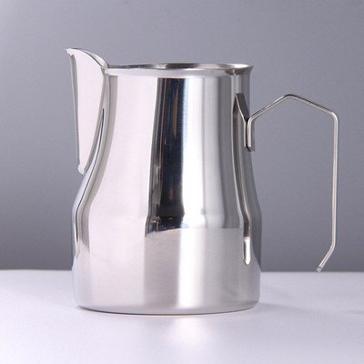 Milk Pot Tejhabosító Csúcskategóriás cumi Pull Flower Cup Color Rozsdamentes acél Pull Flower Cup Pull Flower hengeres tejhabos pohár
