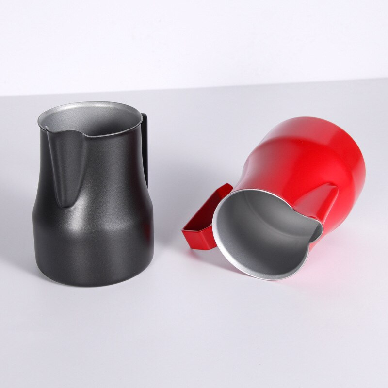 Milk Pot Tejhabosító Csúcskategóriás cumi Pull Flower Cup Color Rozsdamentes acél Pull Flower Cup Pull Flower hengeres tejhabos pohár