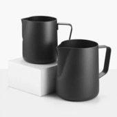 Virágcsésze/hengeres rozsdamentes acél tejtartály Tejhabos csésze tapadásmentes 350 ml/600 ml