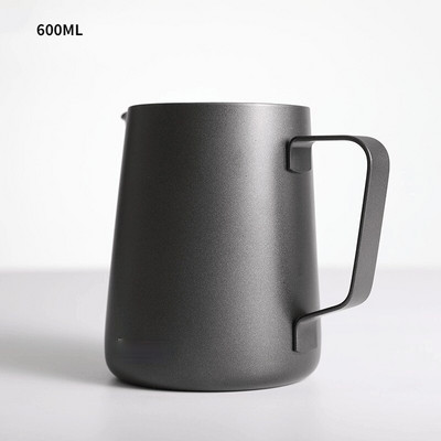 Virágcsésze/hengeres rozsdamentes acél tejtartály Tejhabos csésze tapadásmentes 350 ml/600 ml