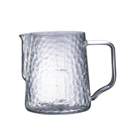 Tejhabosító kávé hőálló üveg tejhabosító tejhabos edény Espresso pot Craft kávé Latte Art tejhabos edény