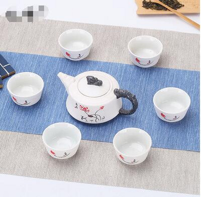 Új jingdezhen gyönyörű kerámia teáskanna vízforraló teáscsésze porcelán kínai teáskészlet italáru