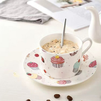 Βόρεια Ευρώπη Πρωτοτυπία Κεραμικά Πιατάκια για φλιτζάνι καφέ Κοστούμι δυτικό εστιατόριο Απογευματινό τσάι καφέ Φλιτζάνι γάλα Πρωινό φλιτζάνι Copo