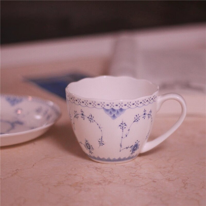 Vesele de masă din ceramică ceașcă din porțelan Cana portabilă set ceașcă de cafea și farfurii Cupshe Coaster Cești Ustensile de bucătărie Vase Veselă the Cafe