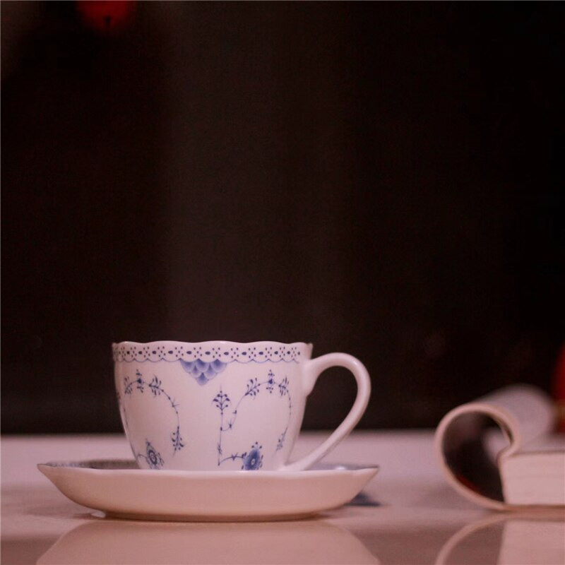 Vesele de masă din ceramică ceașcă din porțelan Cana portabilă set ceașcă de cafea și farfurii Cupshe Coaster Cești Ustensile de bucătărie Vase Veselă the Cafe