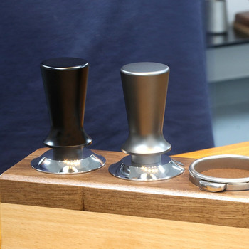 51/53/58 мм калибриран тампон под налягане за кафе и еспресо - 304 неръждаема стомана с пружина