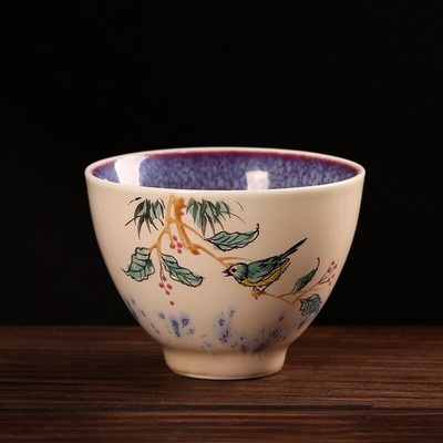Kínai teáscsésze kerámia, kézzel készített luxus porcelán Vintage Kung Fu teáscsésze teaceremónia Tazze Da Tea háztartási termékek DG50T