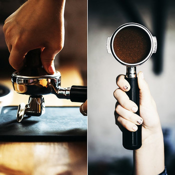 Калибрирана машина за набиване на кафе 51/53/57/58 мм плоска основа, 304 неръждаема стомана Професионални машини за набиване на кафе Barista Espresso