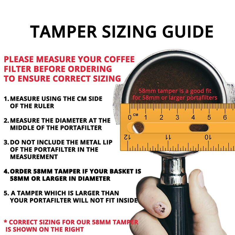 Калибрирана машина за набиване на кафе 51/53/57/58 мм плоска основа, 304 неръждаема стомана Професионални машини за набиване на кафе Barista Espresso