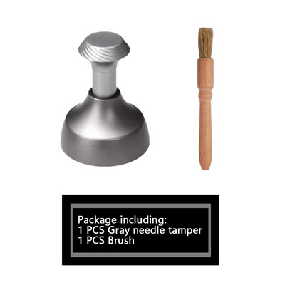 58/51 мм неръждаема стомана, регулируема игла, разпределител за набиване на кафе, 58 мм машина за еспресо, портафилтър, изравнителен инструмент Тип игла