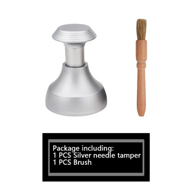 58/51 мм неръждаема стомана, регулируема игла, разпределител за набиване на кафе, 58 мм машина за еспресо, портафилтър, изравнителен инструмент Тип игла