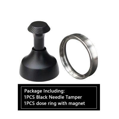 58/51 мм неръждаема стомана, регулируема игла, разпределител за набиване на кафе, 58 мм машина за еспресо, портафилтър, изравнителен инструмент Тип игла