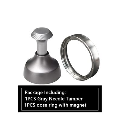 58/51 мм неръждаема стомана, регулируема игла, разпределител за набиване на кафе, 58 мм машина за еспресо, портафилтър, изравнителен инструмент Тип игла