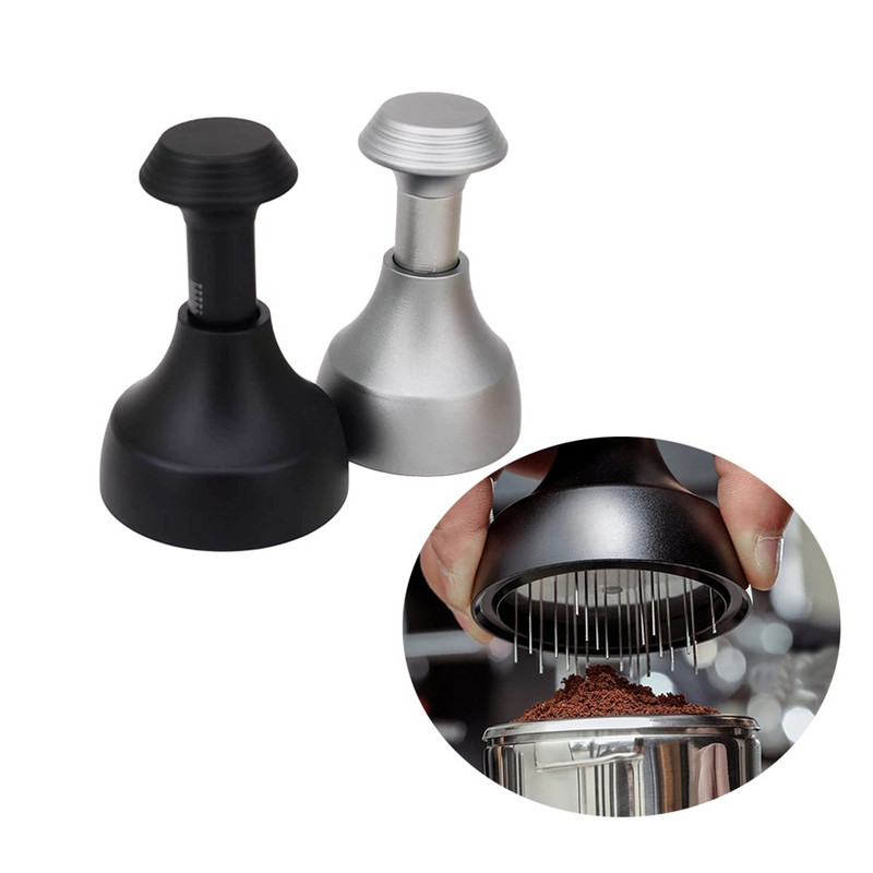 58/51 мм неръждаема стомана, регулируема игла, разпределител за набиване на кафе, 58 мм машина за еспресо, портафилтър, изравнителен инструмент Тип игла