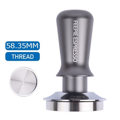 51/53/58/58.35MM Кафе Тампер Постоянно Налягане 30 lbs Еспресо Дистрибутор Неръждаема стомана Force Powder Hammer Press