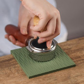 Covoraș pentru espresso Covoraș pentru cafea Accesorii pentru cafea Vase de cafea Tampă anti-alunecare Covoraș de colț din silicon sigur pentru alimente Unelte pentru barista