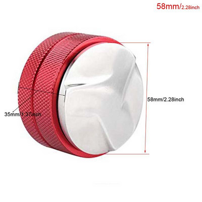 IYouNice nabijač za kavu 51 mm espresso nabijač 51/53/54/58 mm podloga za kavu od aluminijske legure Cvjetna šalica za kavu na izvlačenje od nehrđajućeg čelika