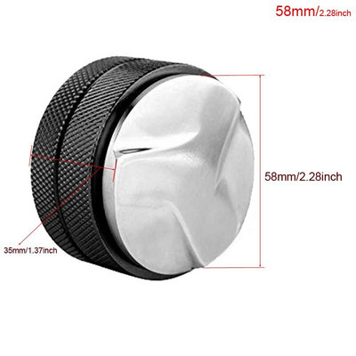 IYouNice nabijač za kavu 51 mm espresso nabijač 51/53/54/58 mm podloga za kavu od aluminijske legure Cvjetna šalica za kavu na izvlačenje od nehrđajućeg čelika