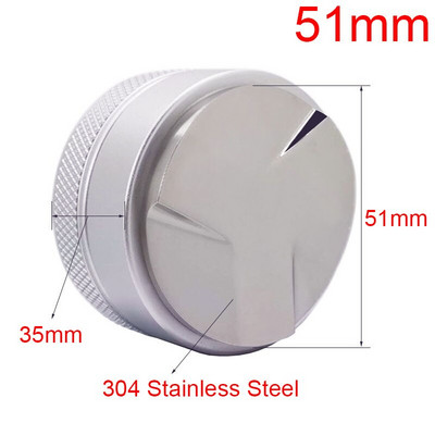 IYouNice nabijač za kavu 51 mm espresso nabijač 51/53/54/58 mm podloga za kavu od aluminijske legure Cvjetna šalica za kavu na izvlačenje od nehrđajućeg čelika