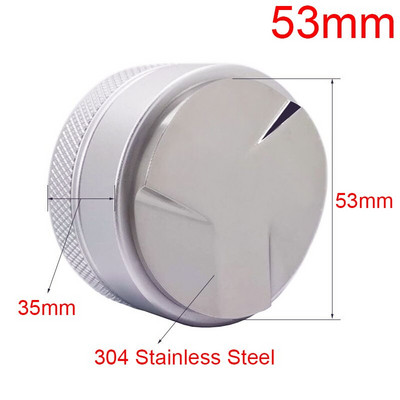 IYouNice nabijač za kavu 51 mm espresso nabijač 51/53/54/58 mm podloga za kavu od aluminijske legure Cvjetna šalica za kavu na izvlačenje od nehrđajućeg čelika