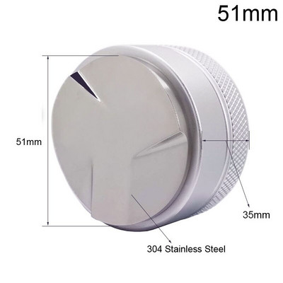 Държач за набиване на филтър за кафе Еспресо дистрибутор Подложка Основна стойка Инструменти за бариста Аксесоари Многофункционална 51 мм стойка за набиване