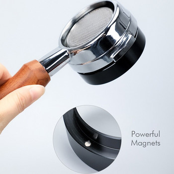 Дозиращ пръстен 51/53/58 мм Пръстен за дозиране на кафе за портафилтър за кафе Алуминиева дозираща фуния Дозиращ пръстен за получаване на кафе на прах