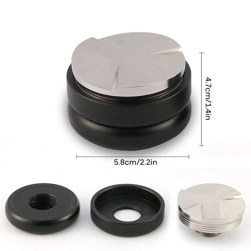 58 mm kavos skirstytuvas, Santo espreso paskirstymo įrankis / lygintuvas, 3 kampu reguliuojamas profesionalus espreso kavos skirstytuvas