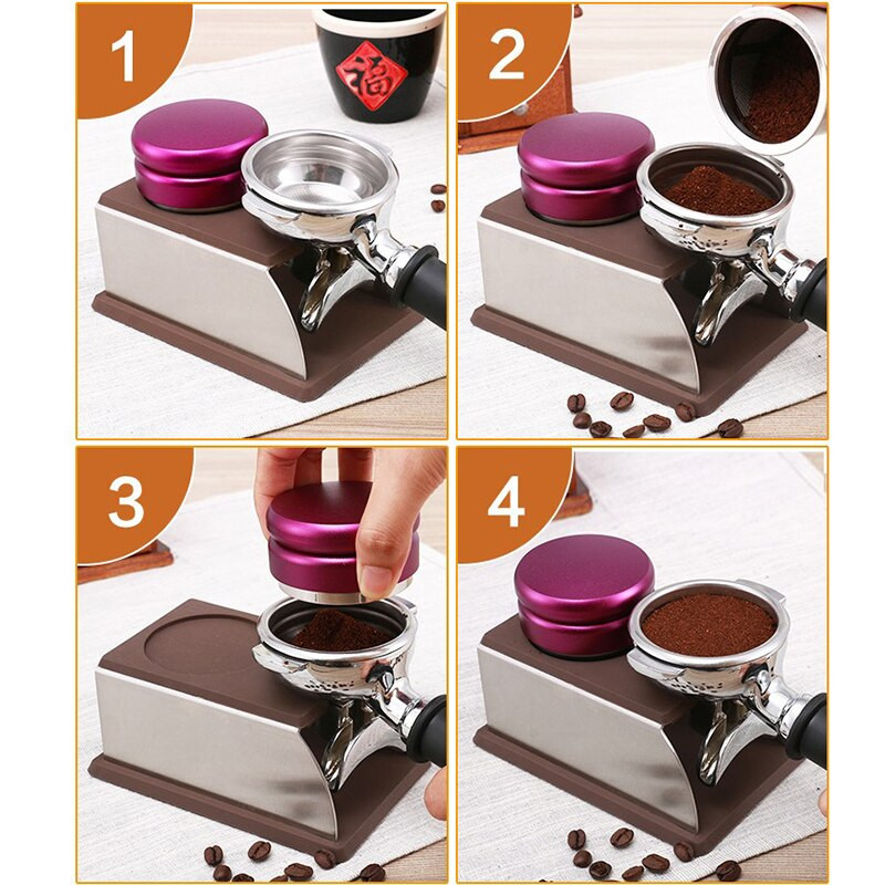 58 mm kavos skirstytuvas, Santo espreso paskirstymo įrankis / lygintuvas, 3 kampu reguliuojamas profesionalus espreso kavos skirstytuvas