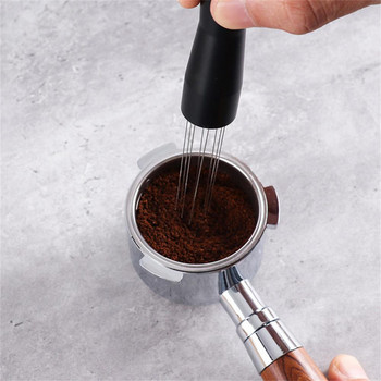 Инструменти за кафе Кафе на прах от неръждаема стомана 304 Разпределител за бъркалка Бъркалка за еспресо Инструмент за разбъркване Тип игли Аксесоари за кафе