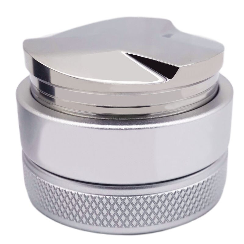 51/53/58 mm 3 kampinis ir plokščias 304 nerūdijančio plieno kavos skirstytuvo lygintuvo įrankis kavos tamperė Tinka 51/53/54/58 mm portafilteriui